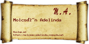 Molcsán Adelinda névjegykártya